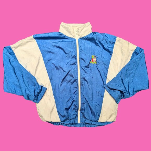 Other - Vintage 1990's White and Blue Whittingehame Club Windbreaker Jacket Size M